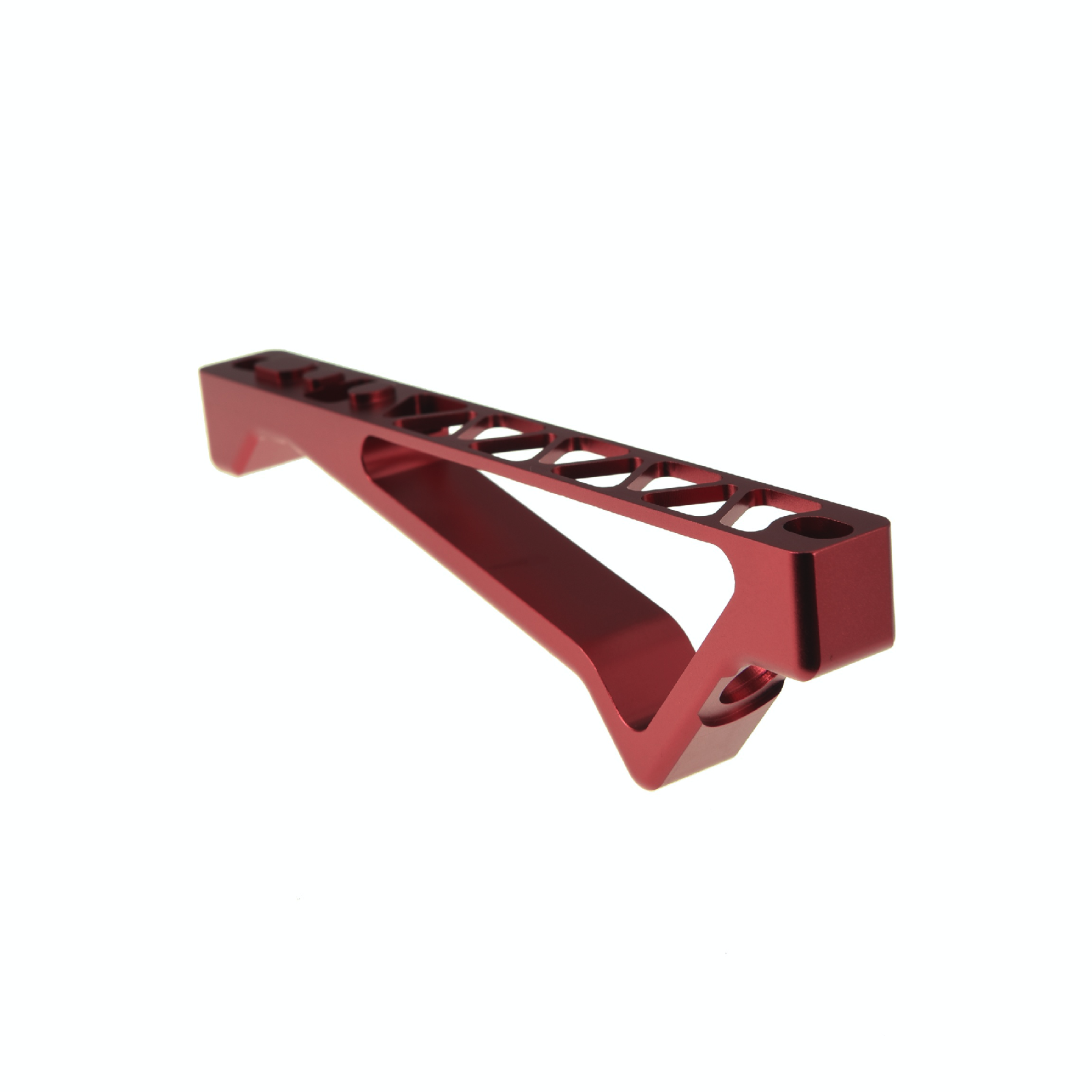 JJ airsoft K20 Angled Grip, M-LOK & keymod, Rød 1