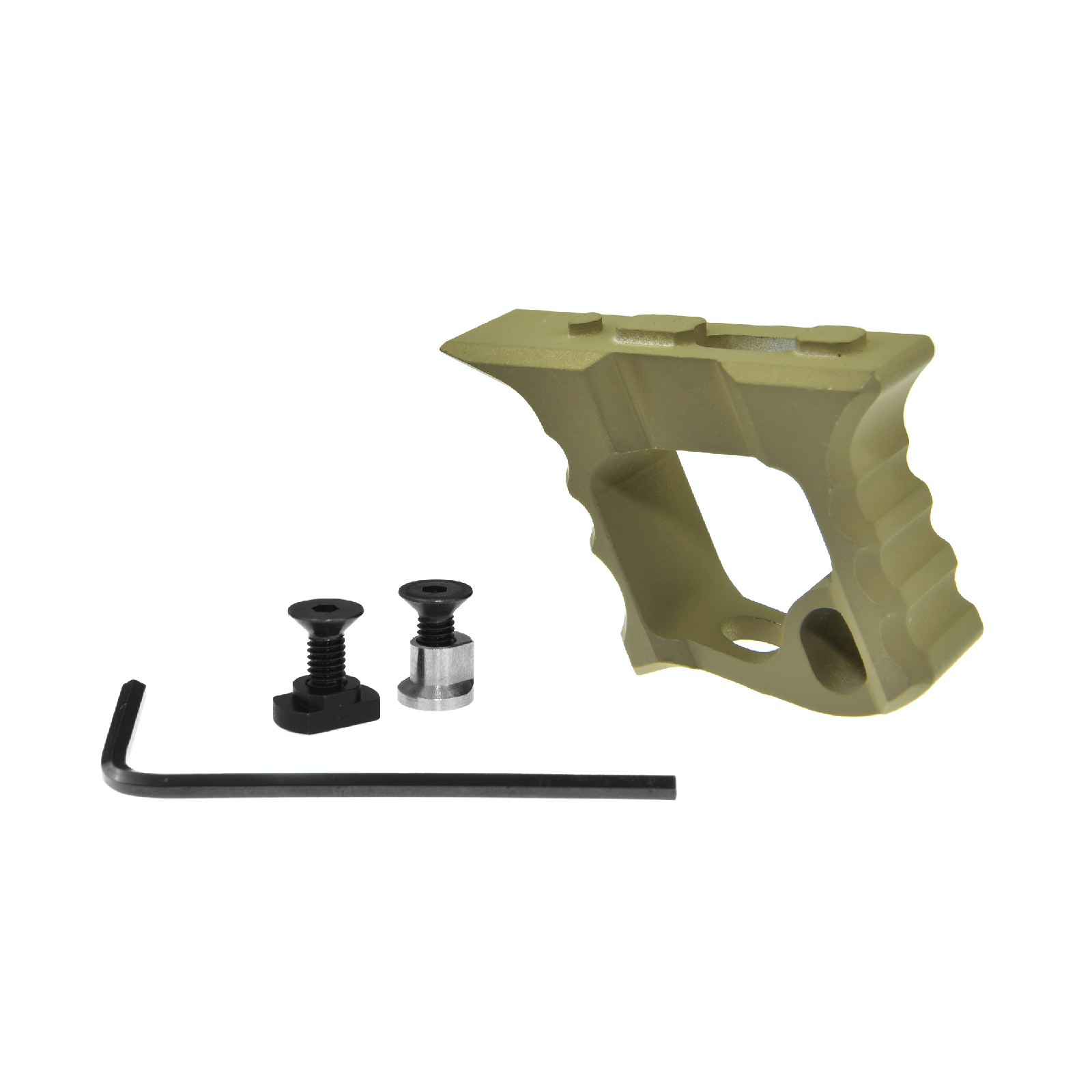 JJ airsoft TD Halo AR-15 Hand Stop, M-LOK & keymod, Tan 2