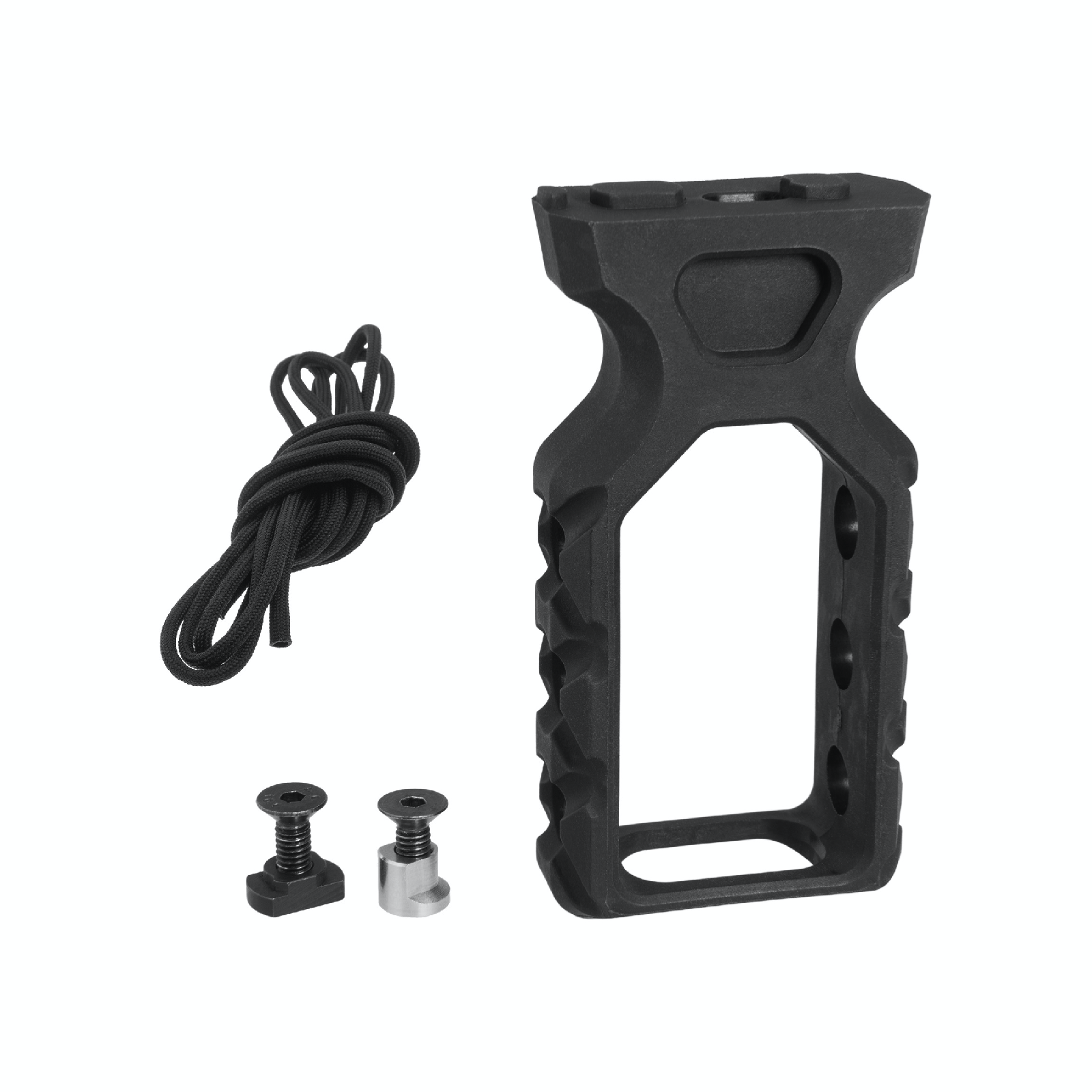 JJ airsoft PTG Paracord Tactical Grip, M-LOK & keymod, Sort 2