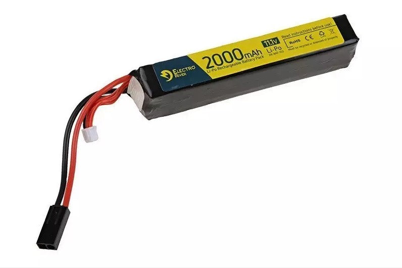 Li-Po 11,1V 2000mAh, 15C, stang, Batteri 1