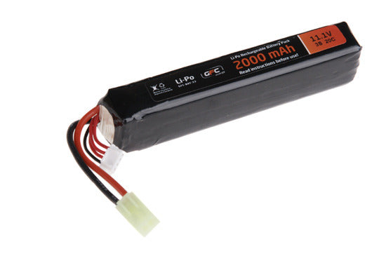 Li-Po 11,1V 2000mAh, 20C, stang, Batteri 1