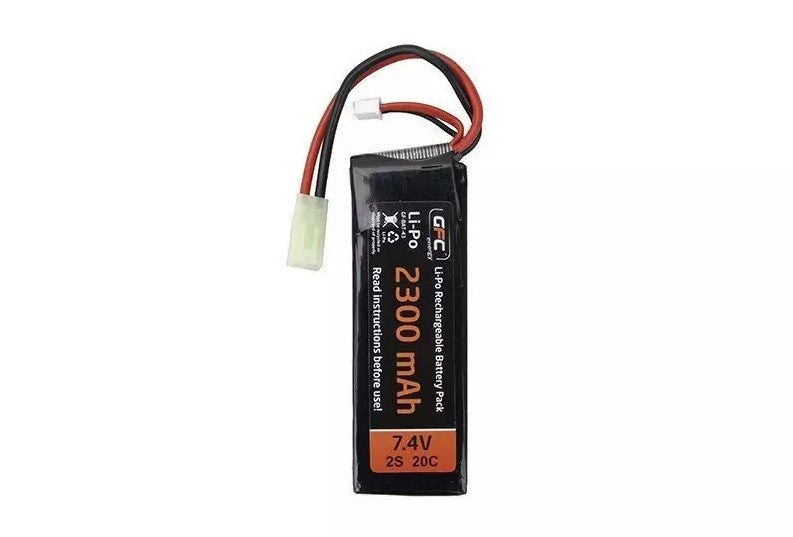 Li-Po 7,4V 2300mAh, 20C, Batteri 1