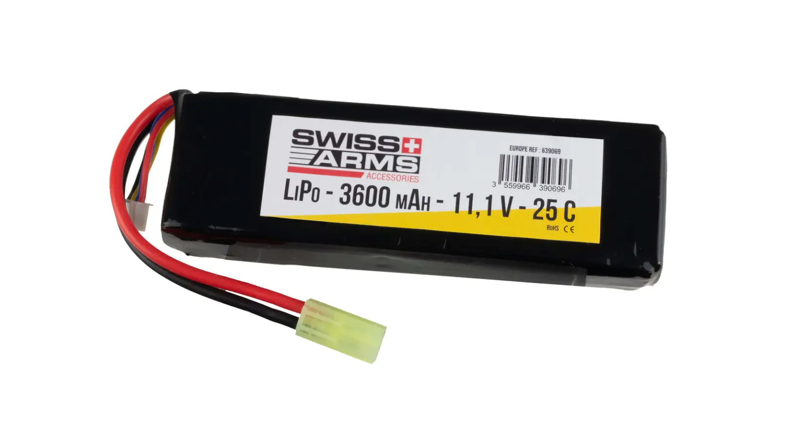 Li-Po 11,1V 3600mAh, 25C, Batteri 1