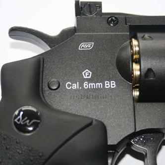 ASG - Dan Wesson 8 Revolver Sort, GNB - Co2 3