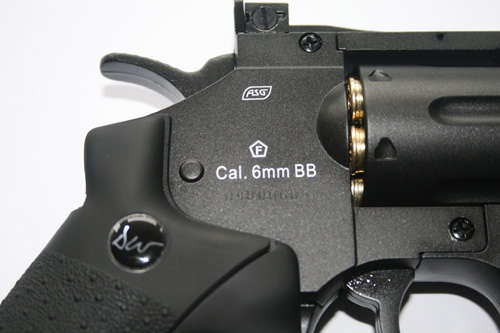 ASG - Dan Wesson 8 Revolver Sort, Low power version, GNB - Co2 3