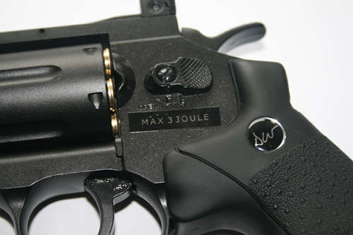 ASG - Dan Wesson 8 Revolver Sort, Low power version, GNB - Co2 4