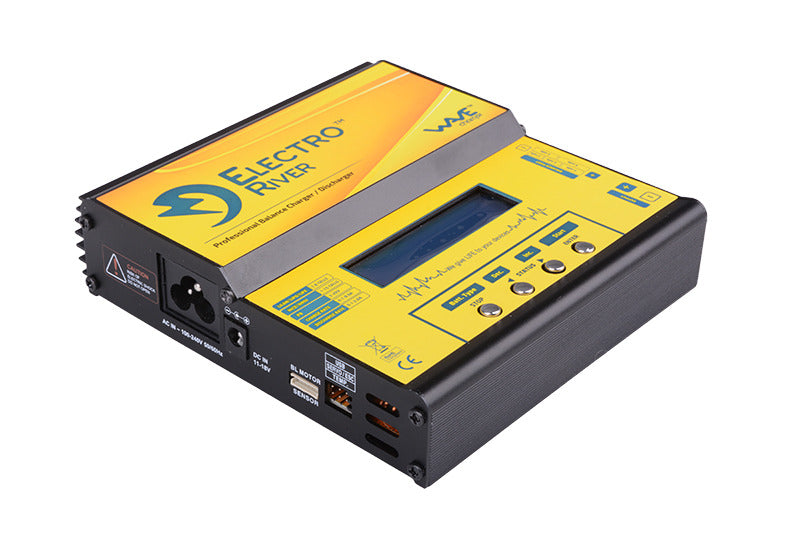 Electro River - Ni-MH / Ni-Cd / LiPo / LiFe Oplader med Auto-stop, Digital Multifunctional 1