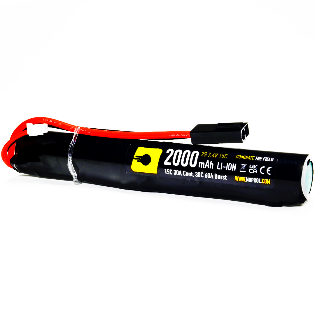 Li-lon 7,4V 2000mAh, 15C, stang, Batteri