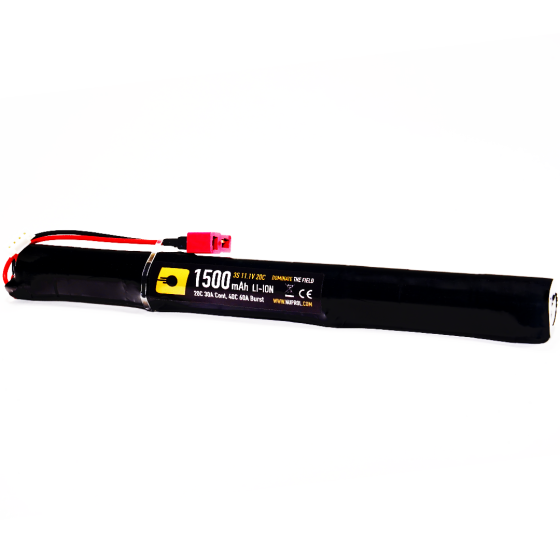 Li-lon 11,1V 1500mAh, 20C, stang, Batteri