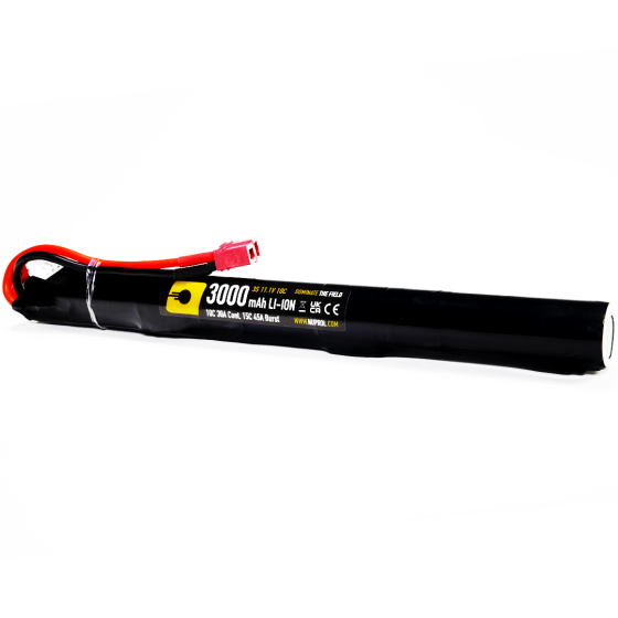 Li-lon 11,1V 3000mAh, 10C, stang, Batteri