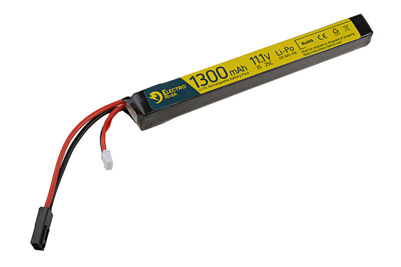 Li-Po 11,1V 1300mAh, 25C, Batteri 1
