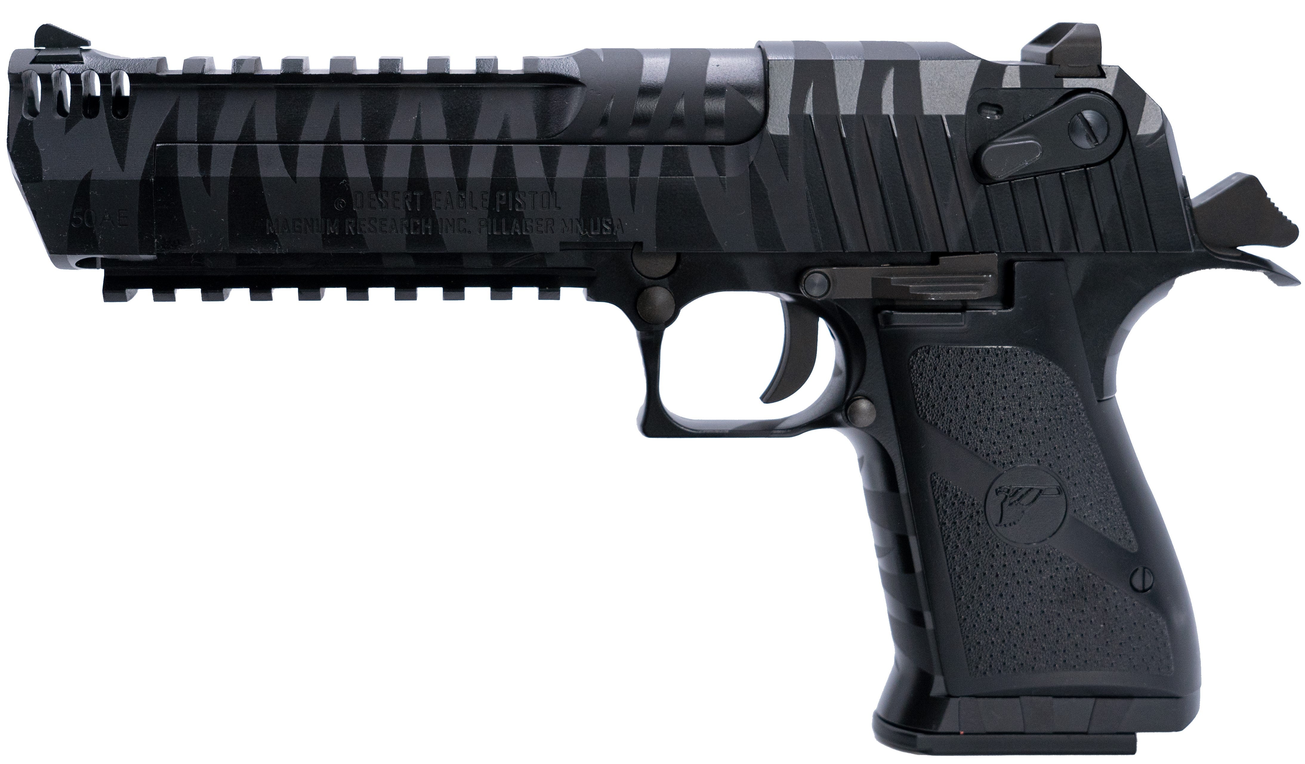Cybergun - Desert Eagle L6 Tiger Stripes, Sort, GBB - Gas 1