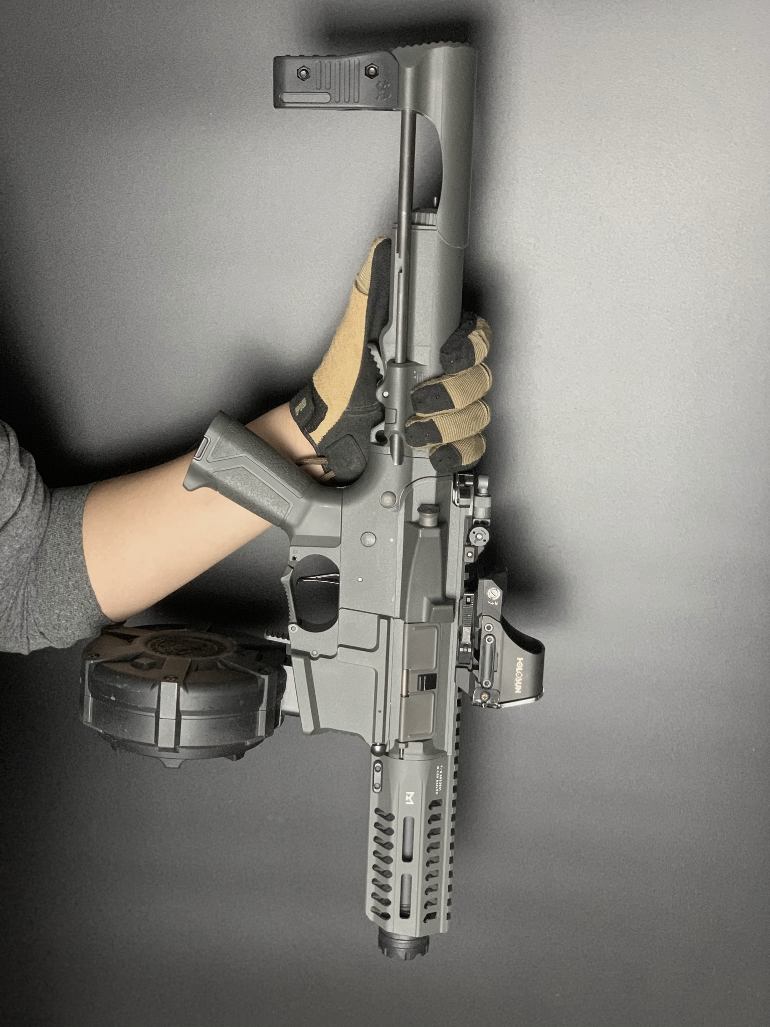 Airtech Studios - Stock-Butt Extension G&G ARP9 & 556 Series GOS-V5 Series, sort 7