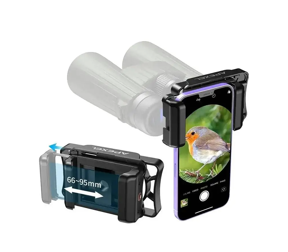 Apexel Universal Smartphone fotoadapter til håndkikkert (APL-F002) 3