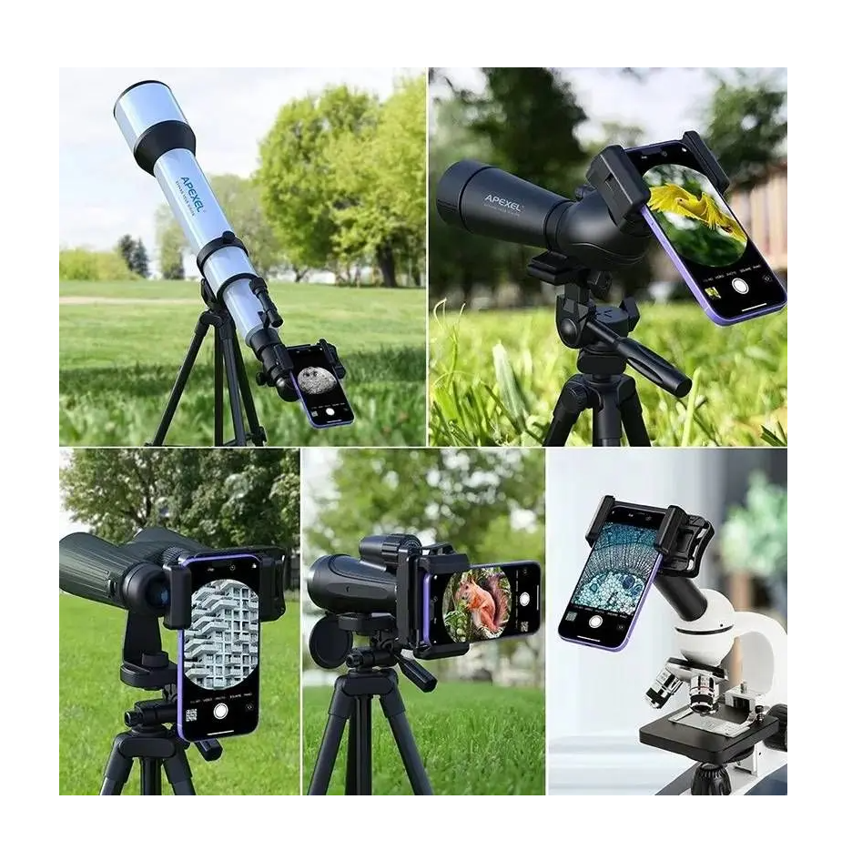 Apexel Universal Smartphone fotoadapter til håndkikkert (APL-F002) 4