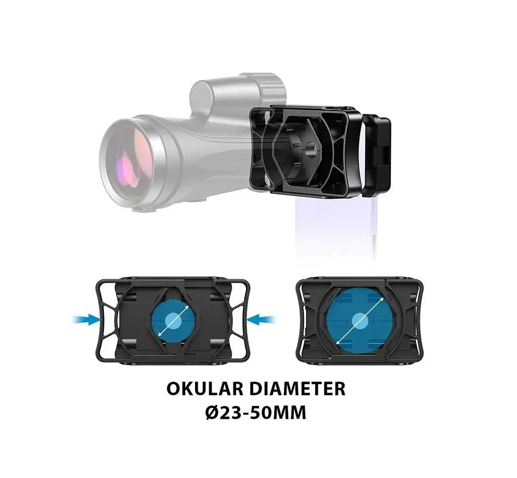 Apexel Universal Smartphone fotoadapter til håndkikkert (APL-F002) 5