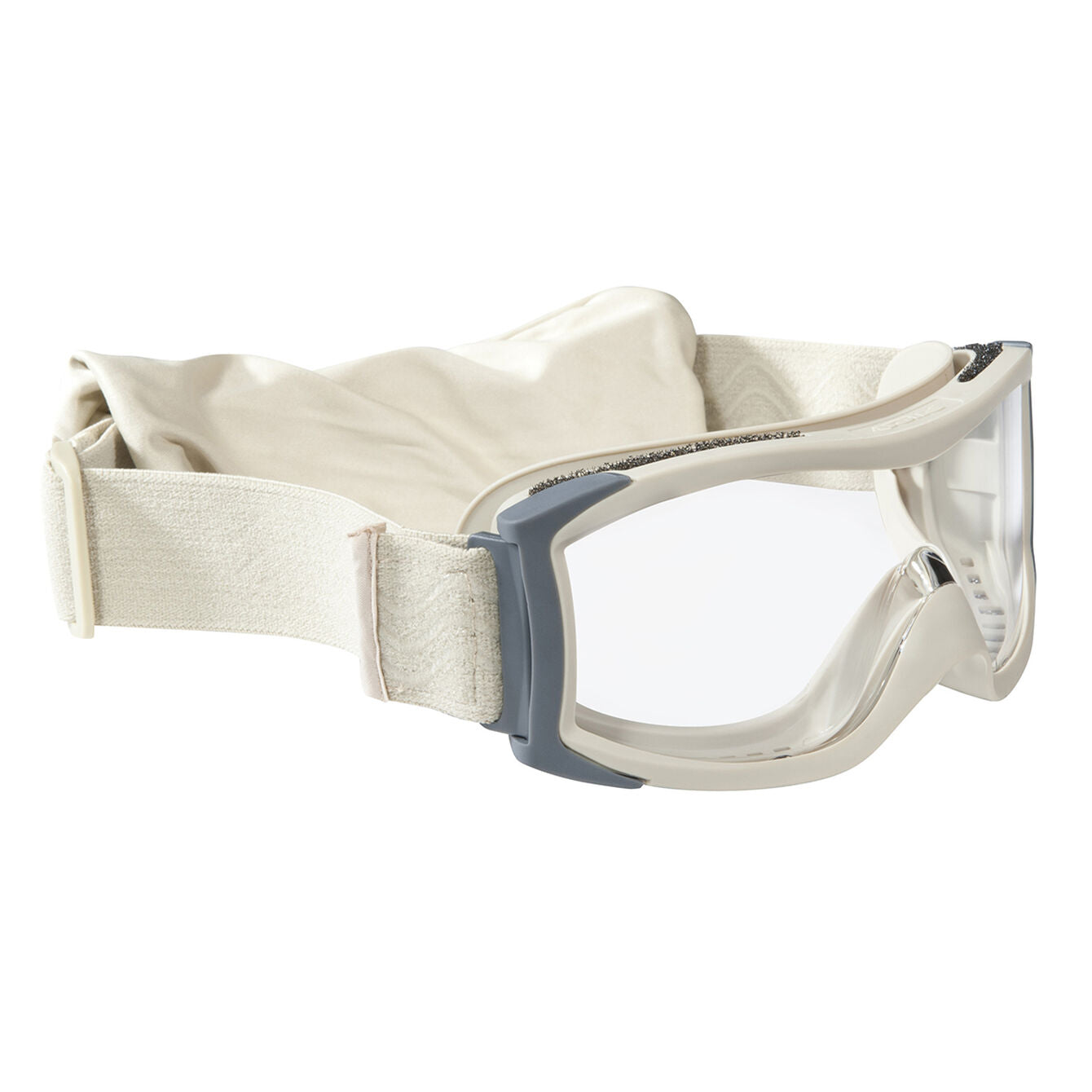 Bolle X1000 Tactical Tan sikkerhedsbrille anti-dug, Klar. 1