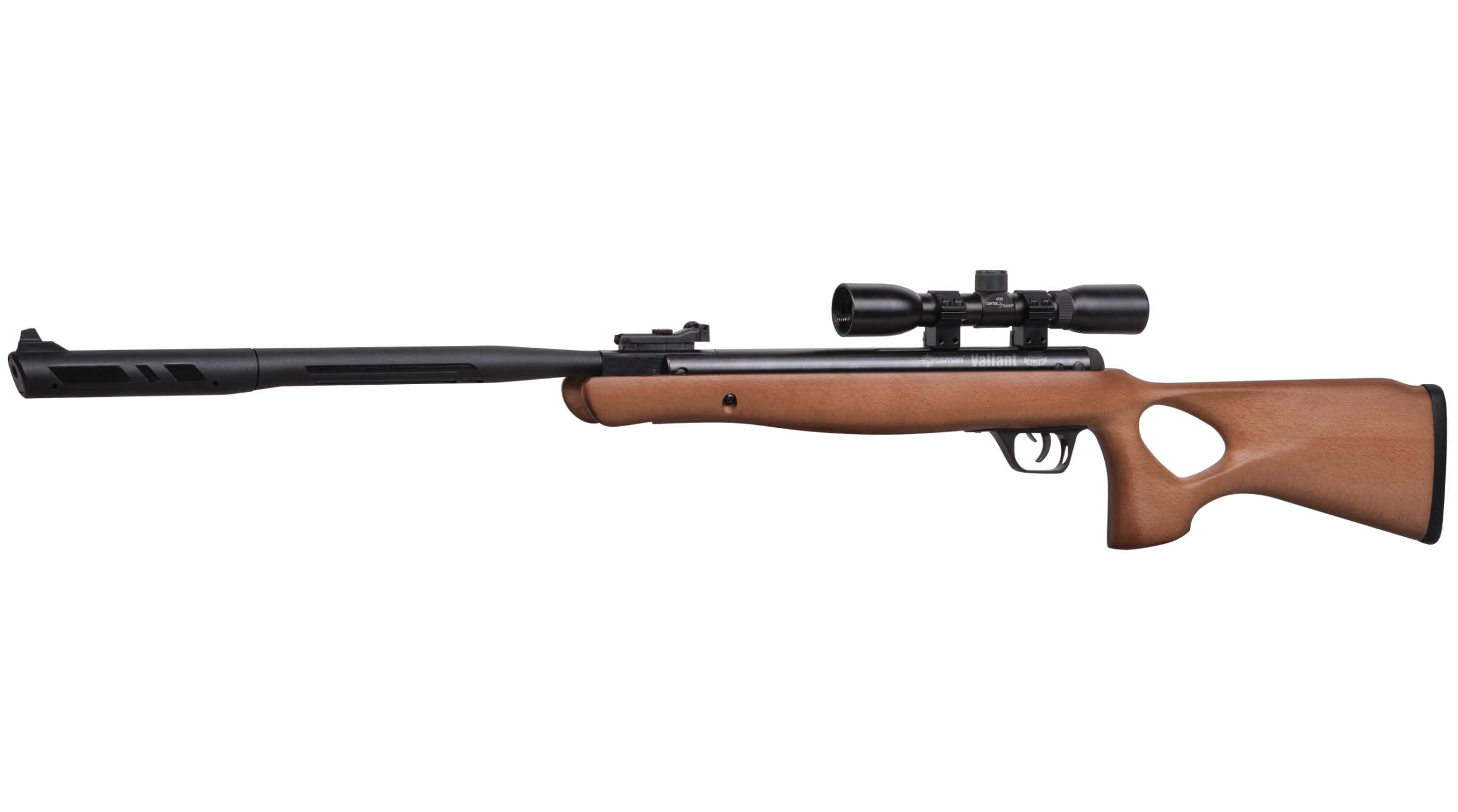 Crosman - Valiant m/lyddæmper m/4x32 kikkert, 4,5mm (Cal.177) 2