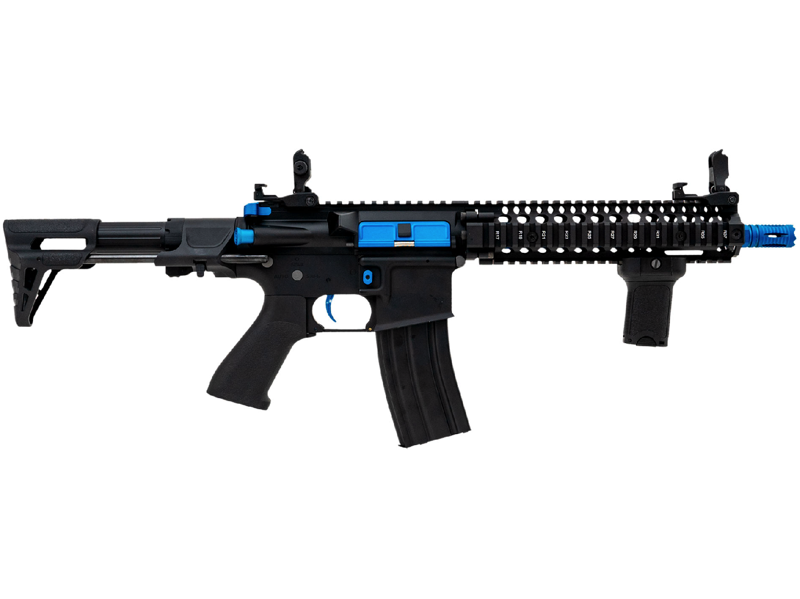 Cybergun - Colt M4 Sierra, Full metal, Sort/Blå 2