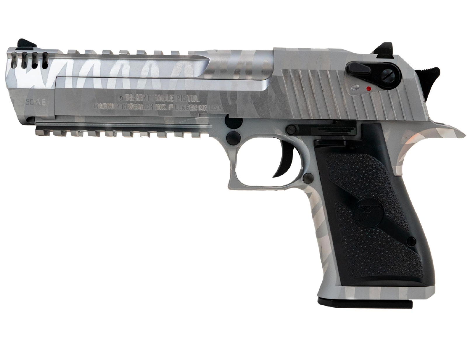 Cybergun - Desert Eagle L6 Tiger Stripes, Sølv, GBB - Gas 1