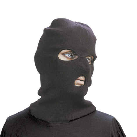 Elefanthue, 3 huls, finstrik, sort 1