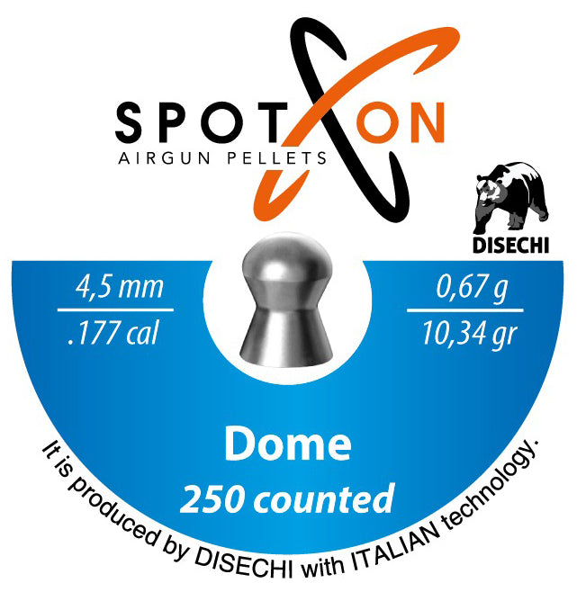 Spoton Dome 250 Stk. 4,5mm(Cal.177) 1