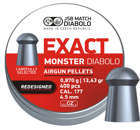 JSB Exact Monster, Redesigned 400 Stk. 4,52mm(Cal.177) 1