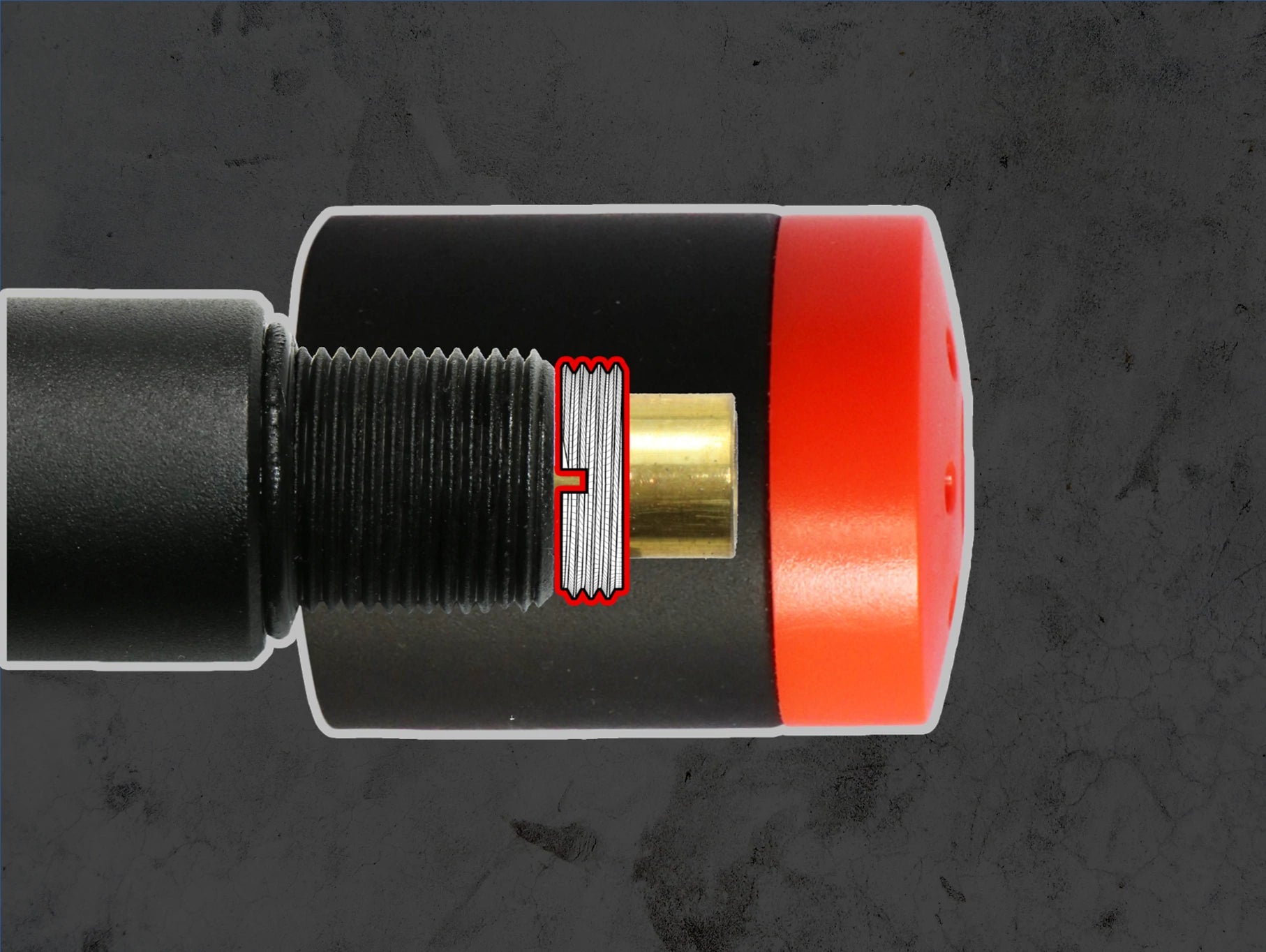 Airtech Studios -  KWA Ronin 6 PDW & TK45 IBS inderløb Løbsstabilisator 6