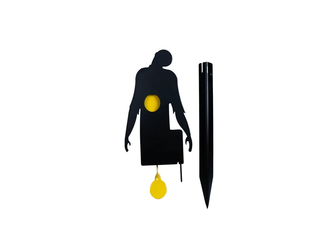 Vægmonteret zombie hit & Skydemål i Metal 4