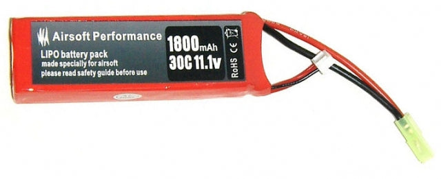 Li-Po 11,1V 1800mAh, 30C, Batteri 1