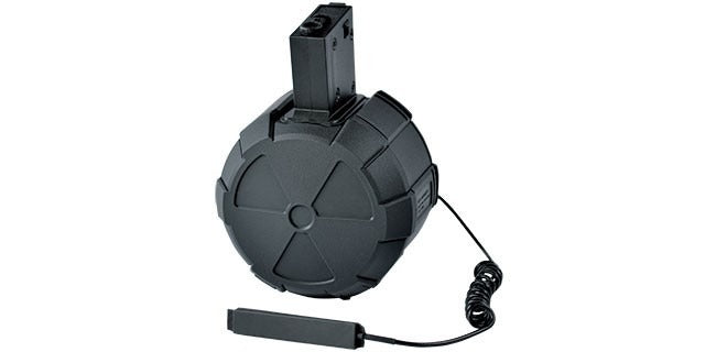 M4/M15/16, 1800 skuds. Electric drum magasin, Sort. 1