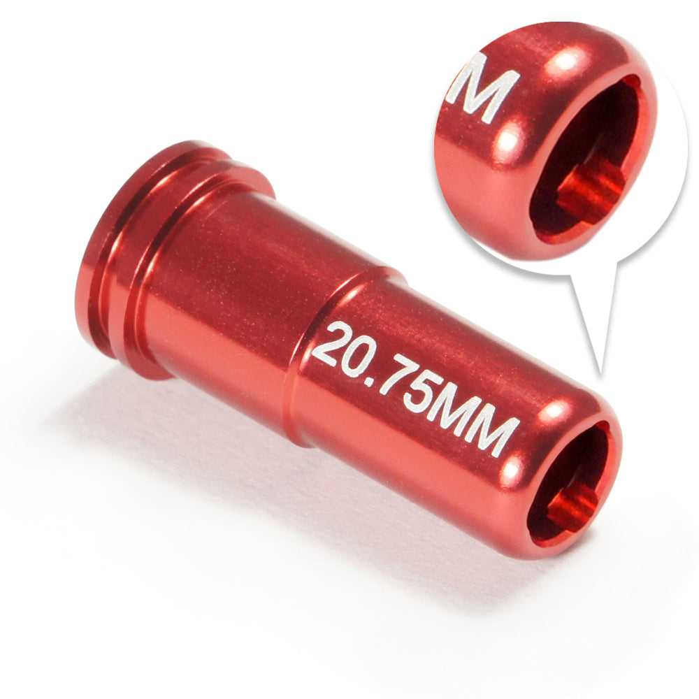 Maxx Model - CNC Aluminum Nozzle med Double O-Ring (20,75mm) til Airsoft AEG Series 3