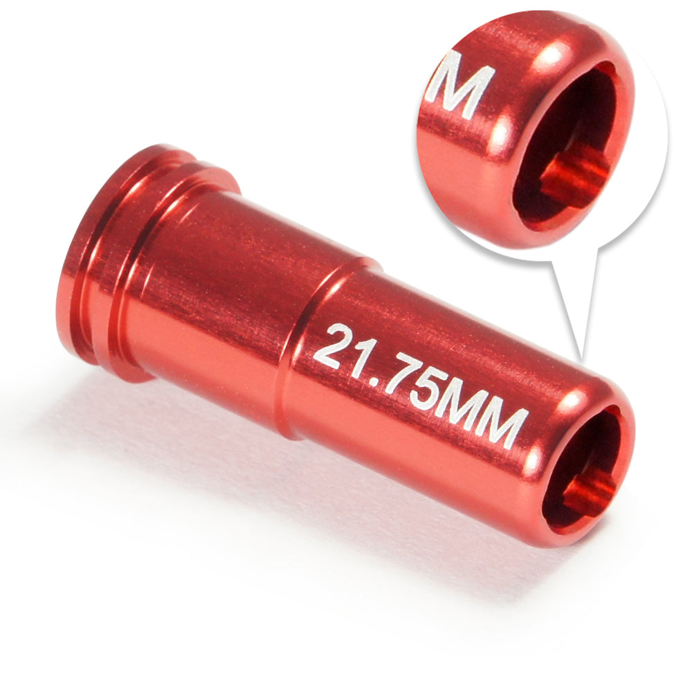 Maxx Model - CNC Aluminum Nozzle med Double O-Ring (21,75mm) til Airsoft AEG Series 3