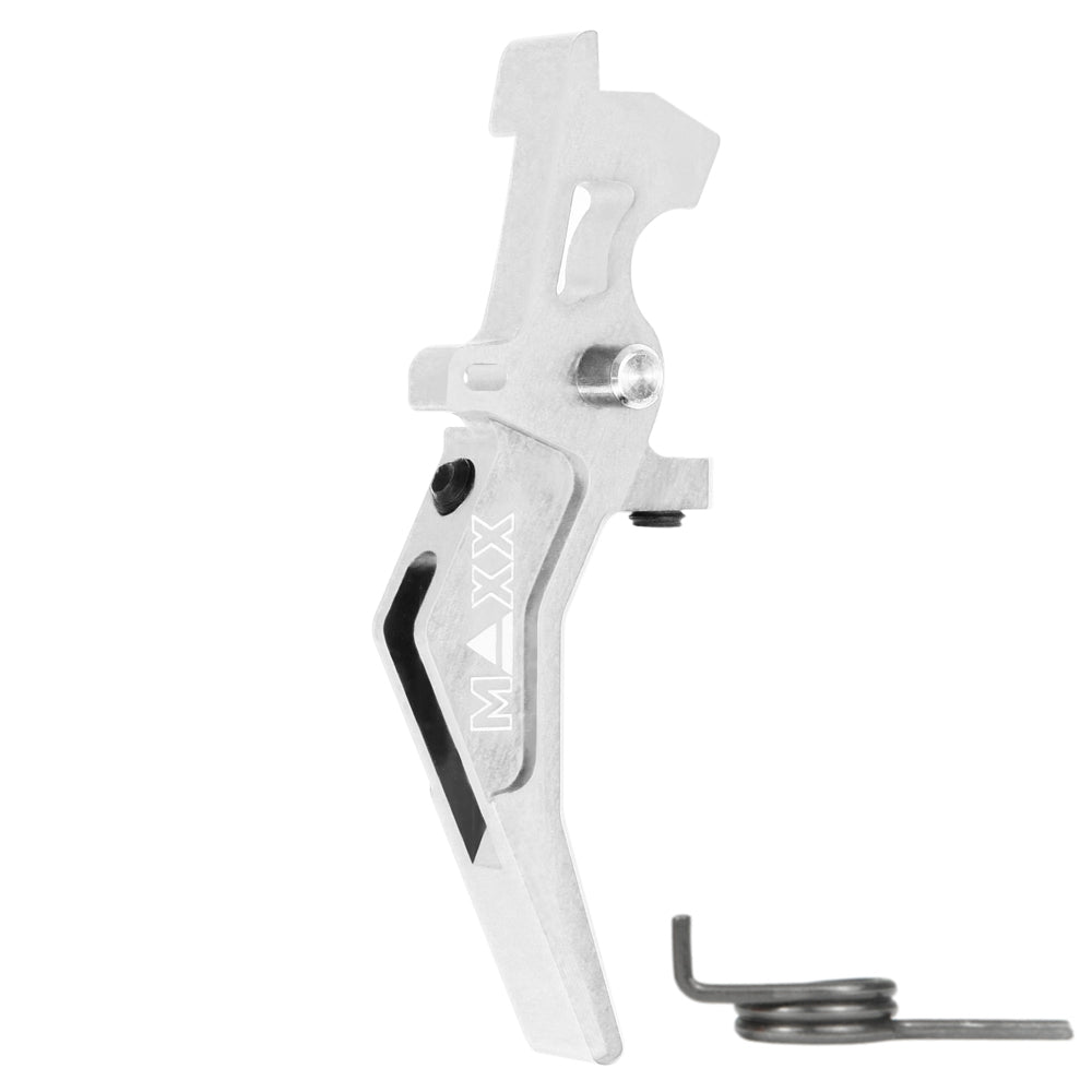 Maxx Model CNC Aluminum Advanced Speed Trigger (Style B) til M4/M16  Sølv 3