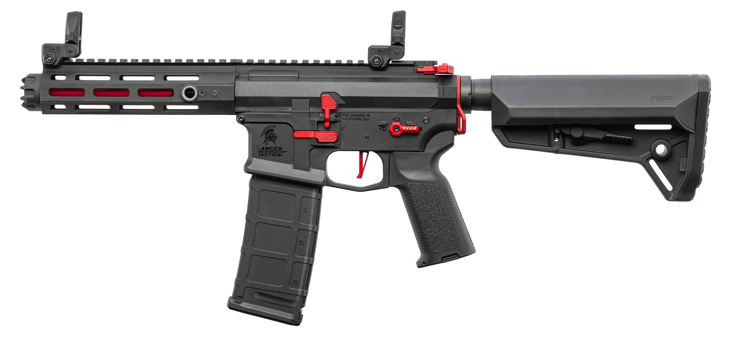 Lancer Tactical - LT-32 Hellion, NSR, Sort/Rød