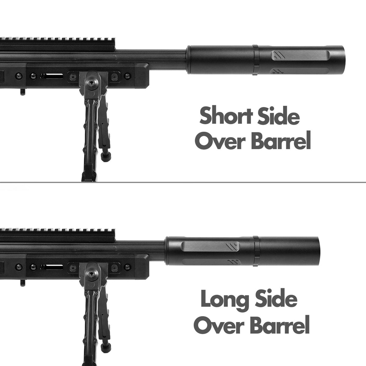 Novritsch - Overbarrel Mock Lyddæmper/Suppressor, 220mm x 40 mm