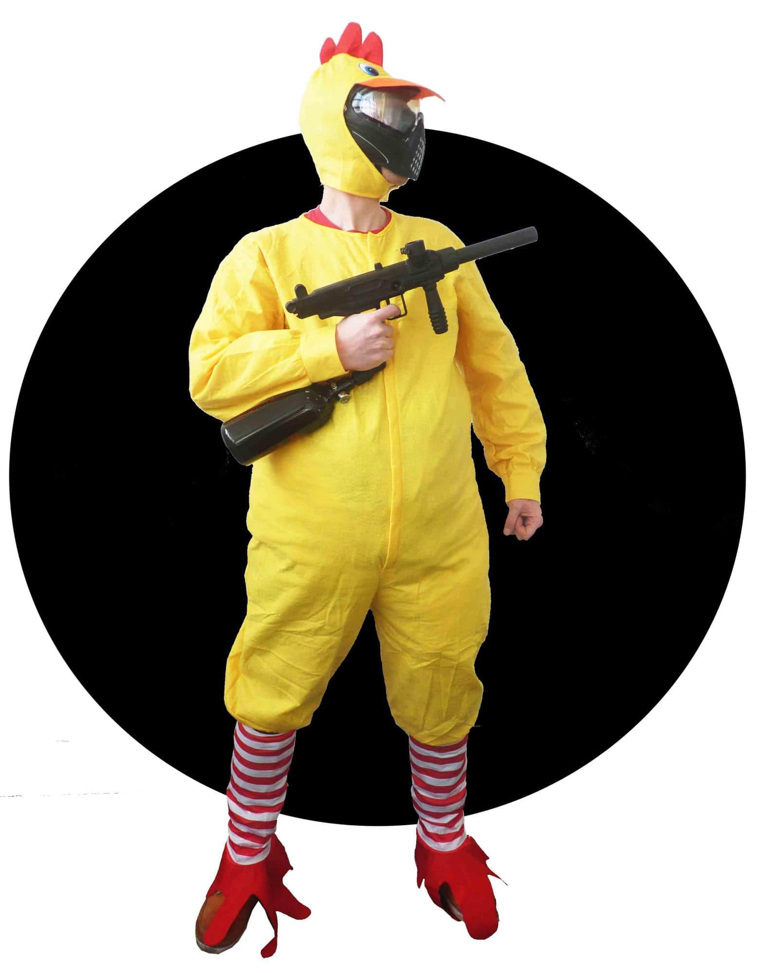 Kyllingedragt til Paintball