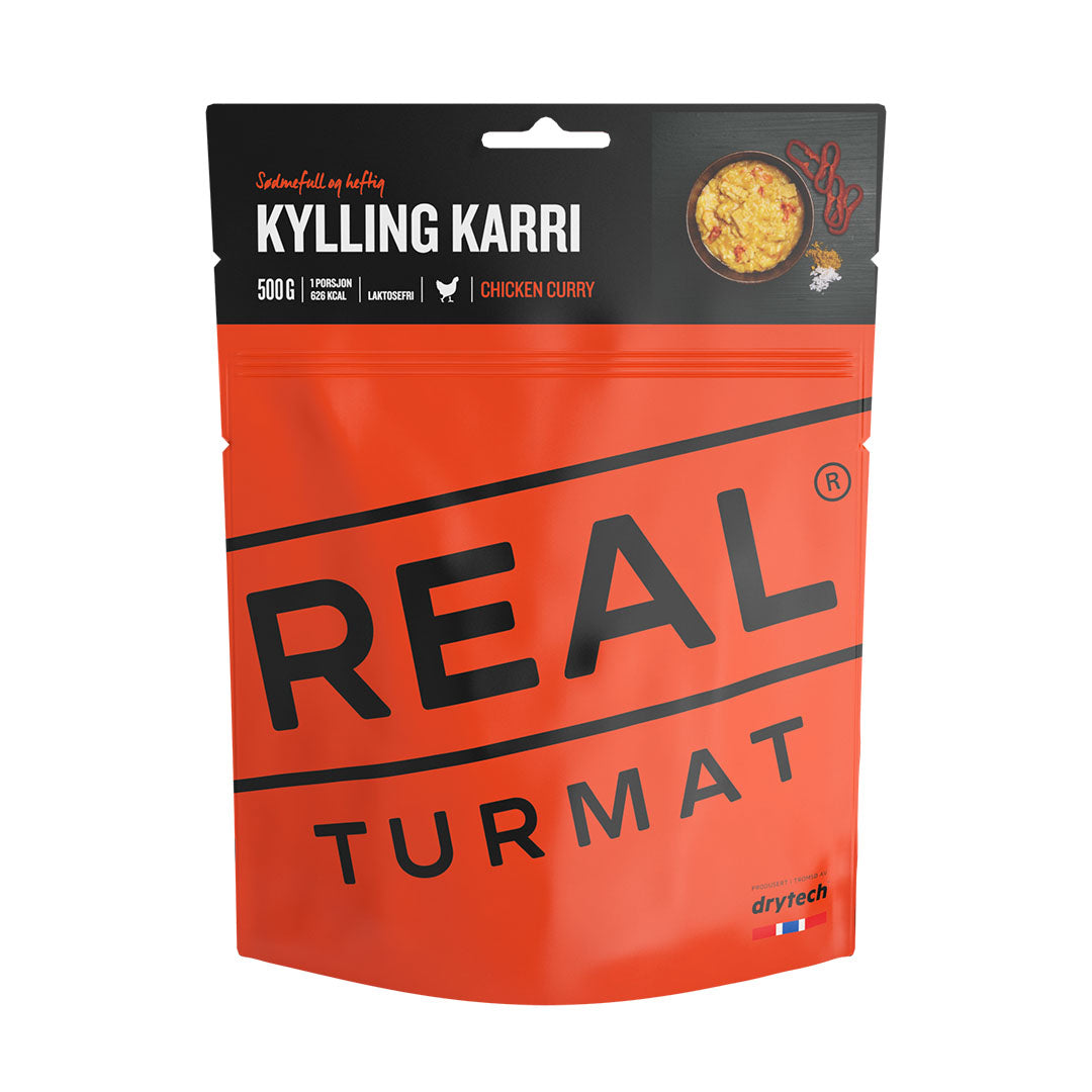 Real Turmat Foodpack  Kylling karri (627 Kcal) 2