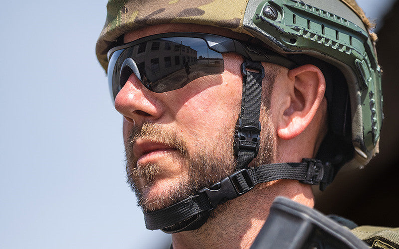 Wiley X - WX ROGUE COMM, Glas Grå/Klar/Lys Orange. / Stel Mat Sort 10