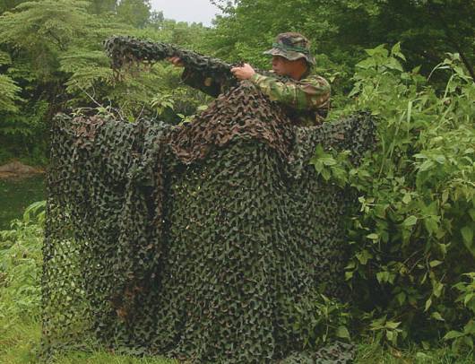Camouflage net, Woodland, 1,4 x 3m 1