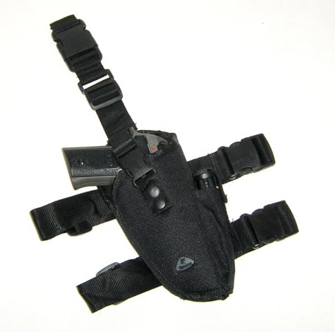 Lårhylster til pistol/revolver, sort. 1