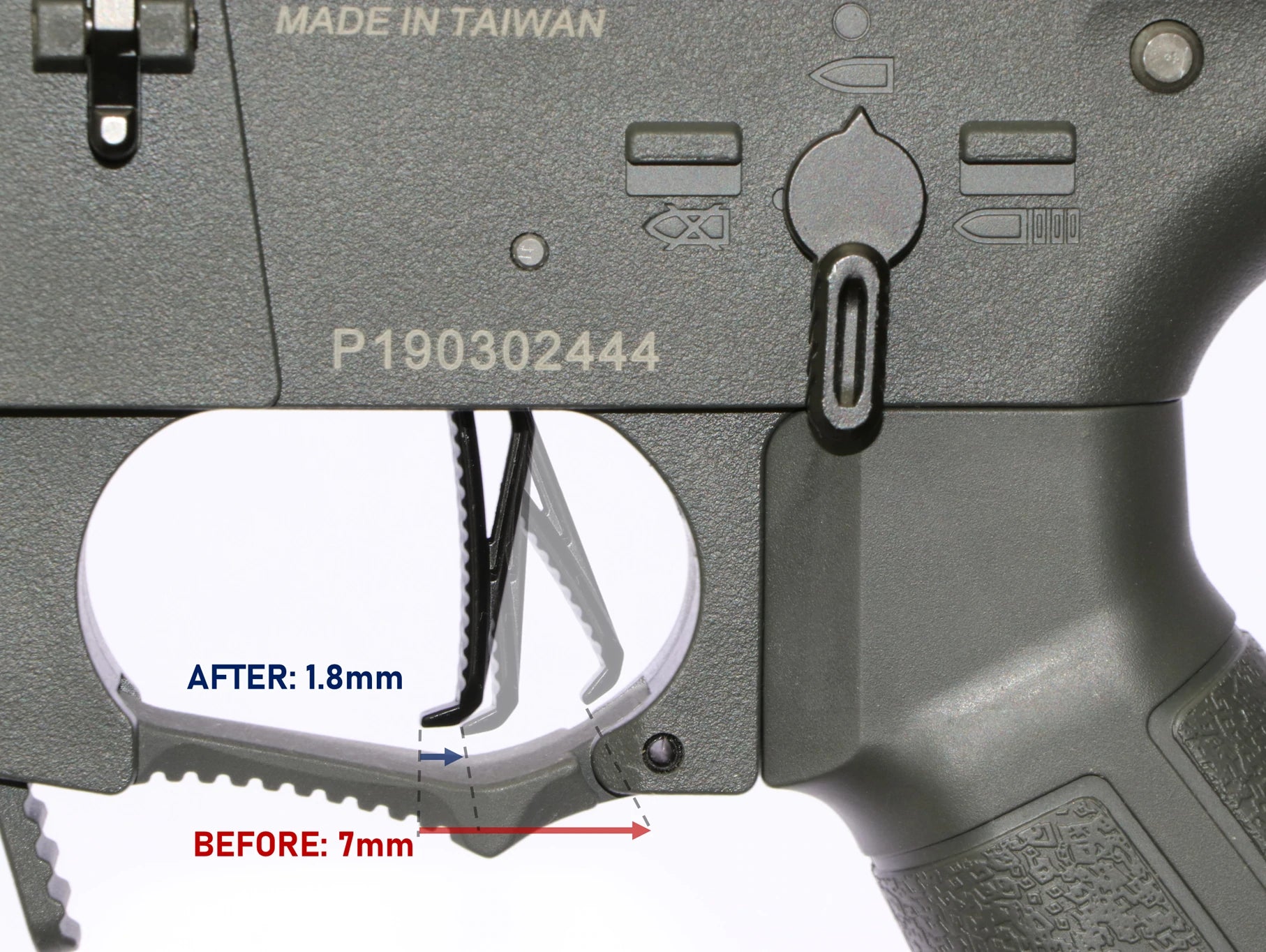 Airtech Studios - Speed Trigger Converter, STCÂ - G&G ARP9 & all CM16 / TR16 ETU Series 11