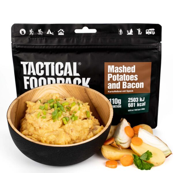 Tactical Foodpack Kartoffelmos og bacon (601 Kcal) 1