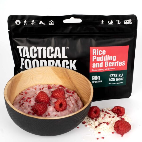 Tactical Foodpack Risengrød og bær (425 Kcal) 1