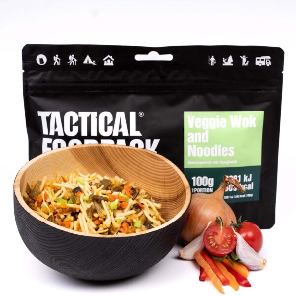Tactical Foodpack Veggie Wok med nudler (503 Kcal) 1