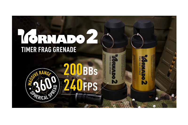 Tornado 2 Timer Gas Grenade