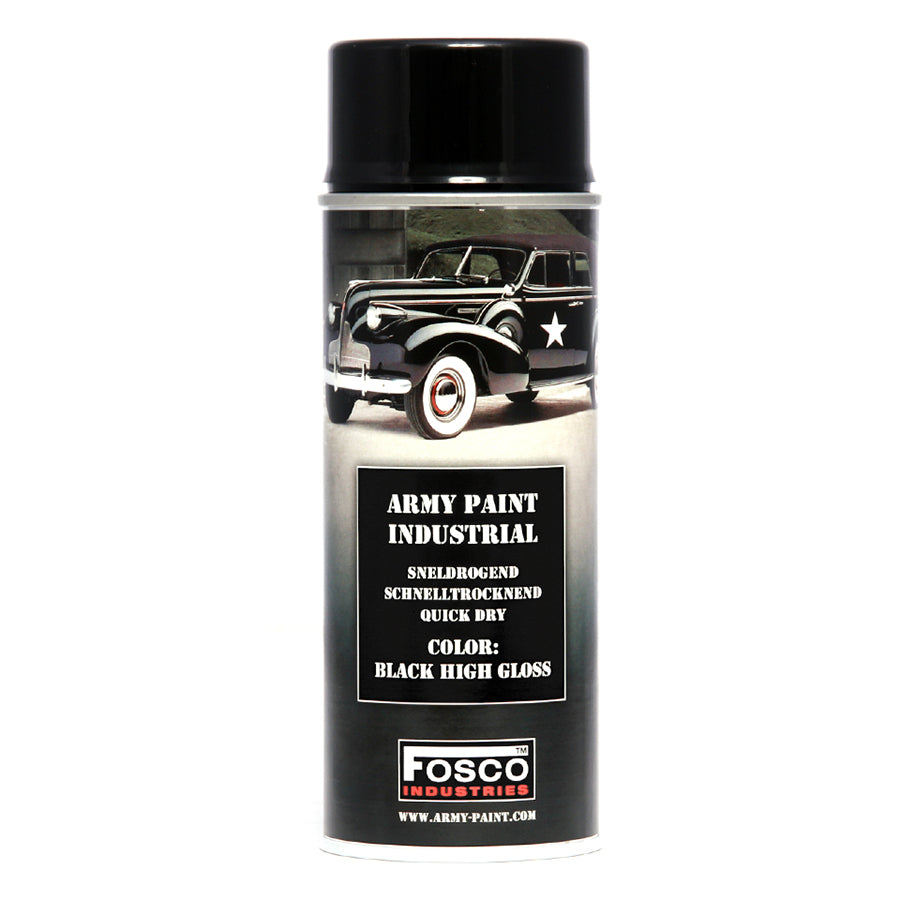 Fosco - Maling Black High Gloss 400ml 1