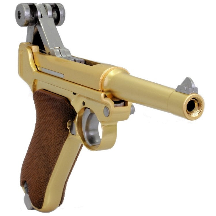 WE - P08 Full Metal, Guld, GBB - Gas. 3