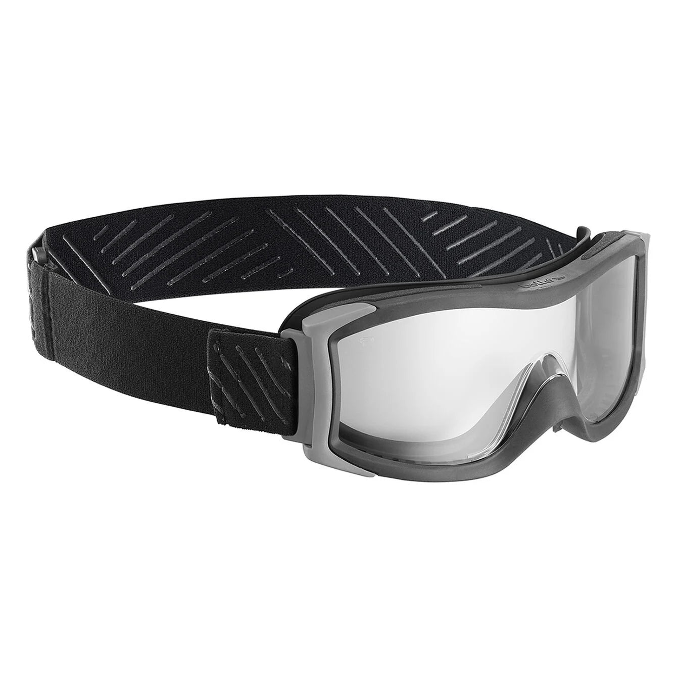 Bolle X1000M Tactical sort sikkerhedsbrille anti-dug, Klar.