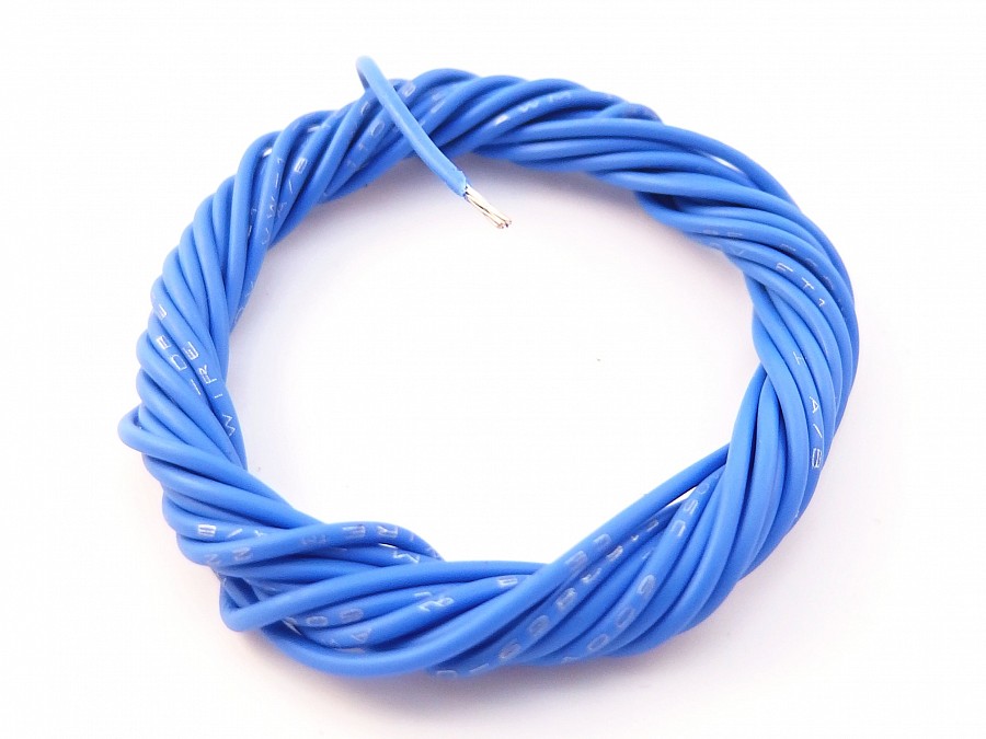 Blå ledning med MPPE-isolering, 1 meter 1